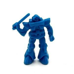 Vintage 80s Starship Troopers Dunkin Figure Blue Robot Mech
